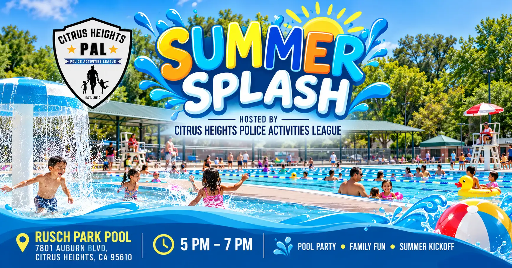 CHPD PAL SUMMER SPLASH FLYER