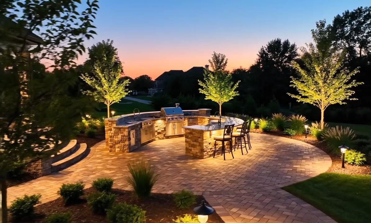 Yorkville patio lighting