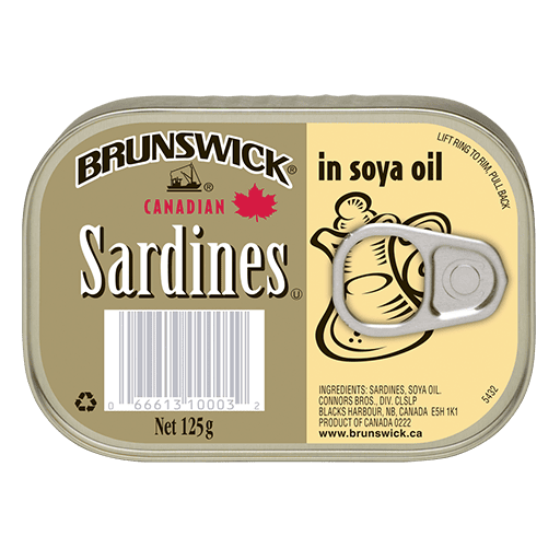 Brunswick<sup>®</sup> Sardines in Soya Oil – 125g