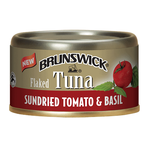 Brunswick<sup>®</sup> Flaked Tuna Sundried Tomato & Basil – 85g