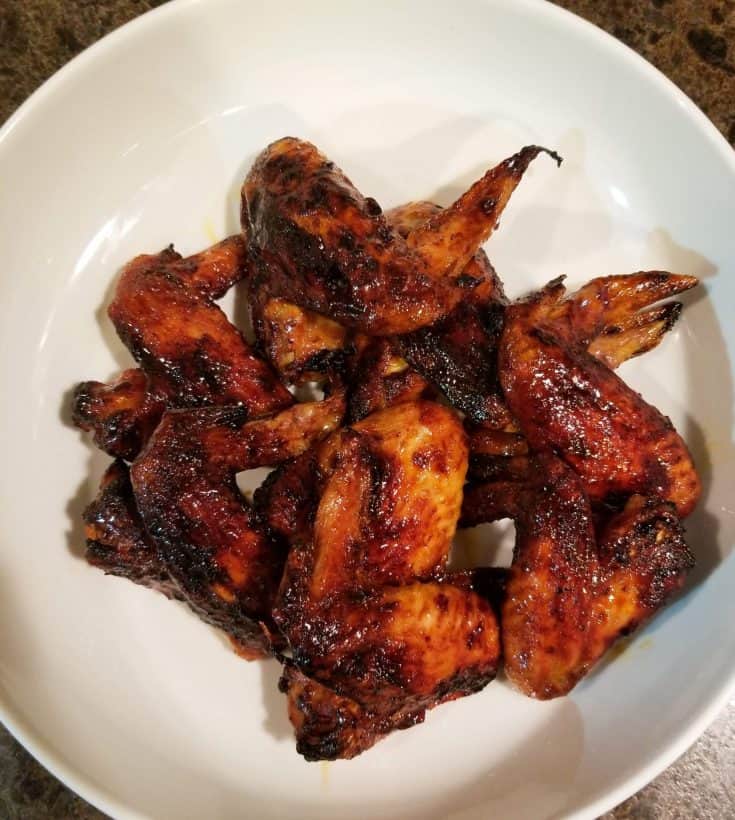 Sweet and Spicy Air Fryer Chicken Wings