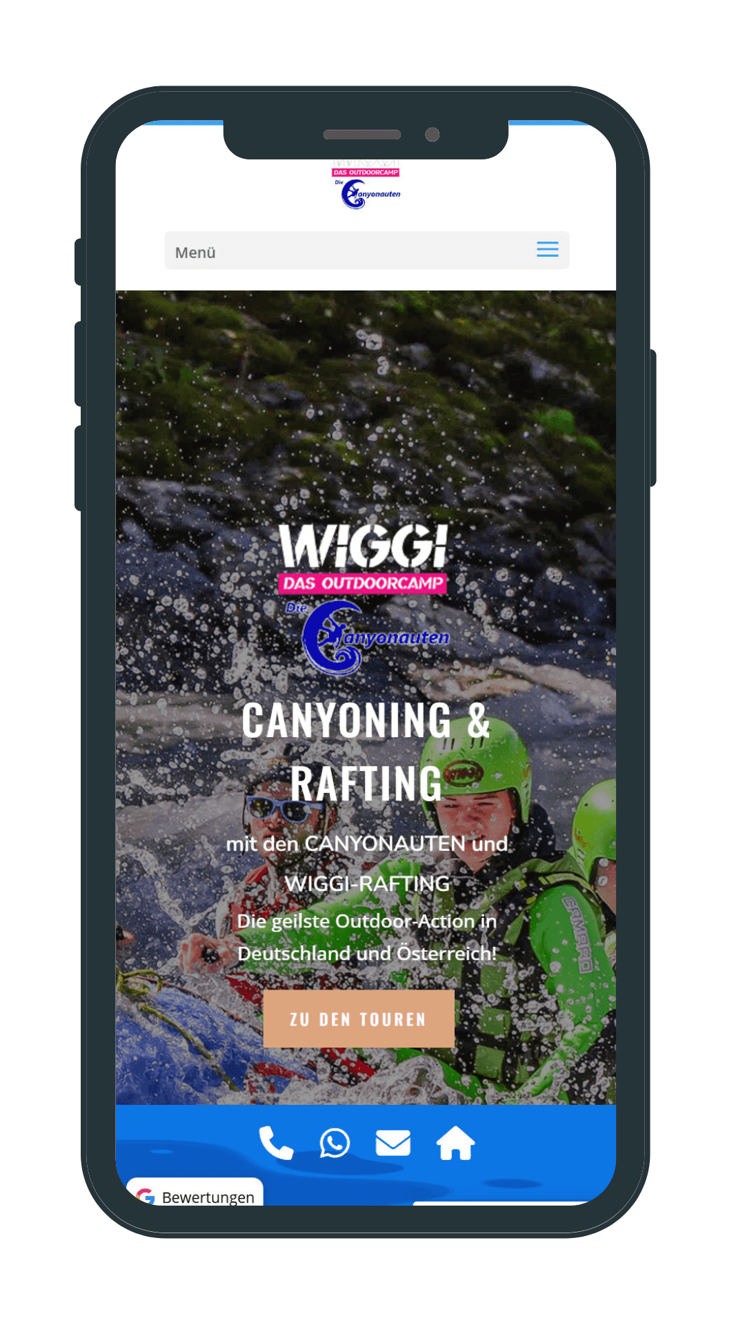 neue homepage handy