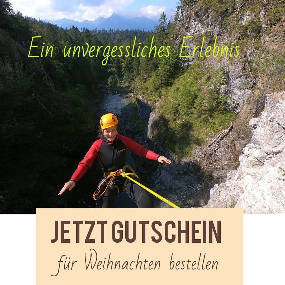 Gutschein für eine Canyoning Tour