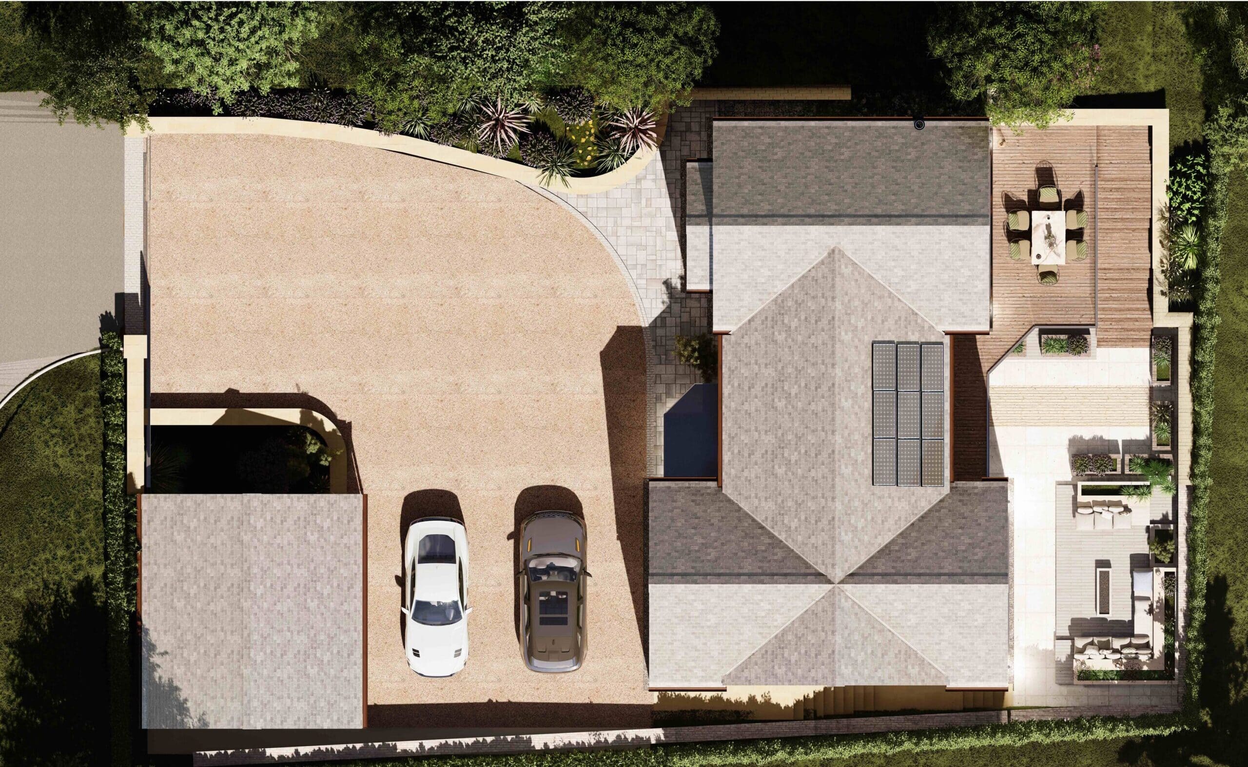 Casamia Homes' Gateway House siteplan