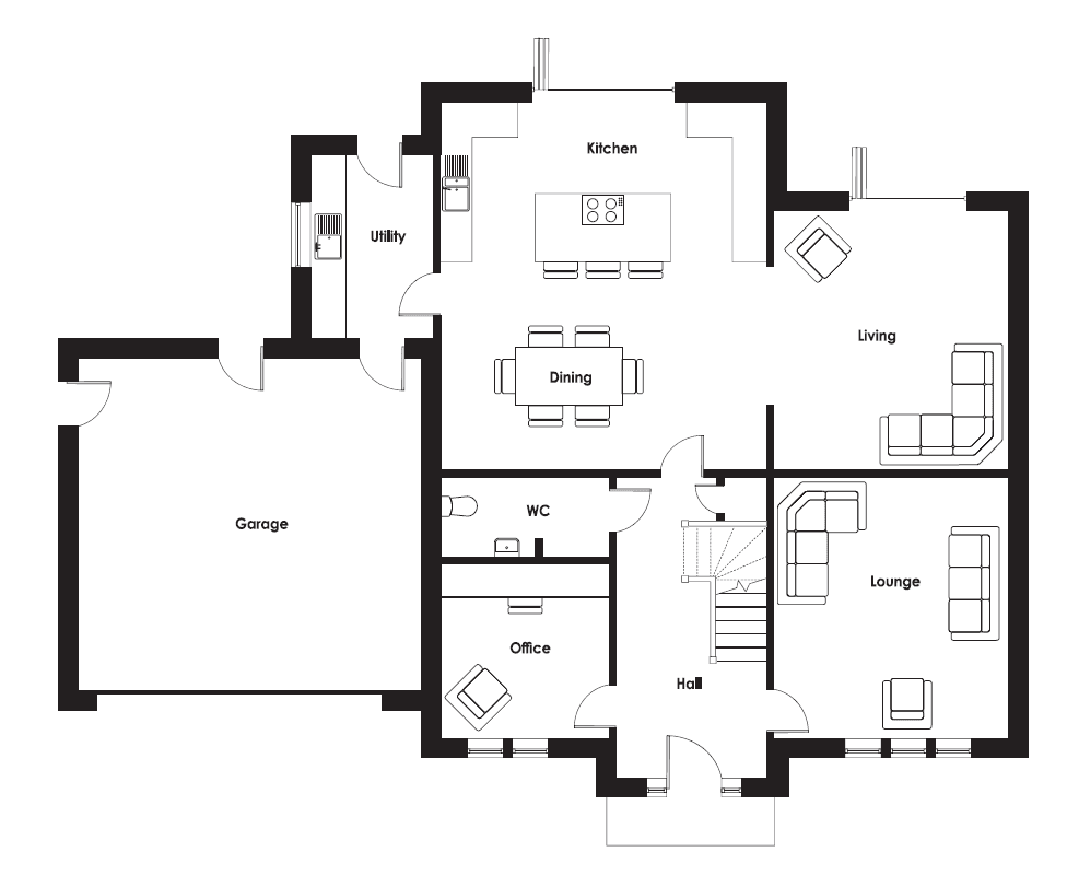 Plot 7 and Plot 8 Ground Floor