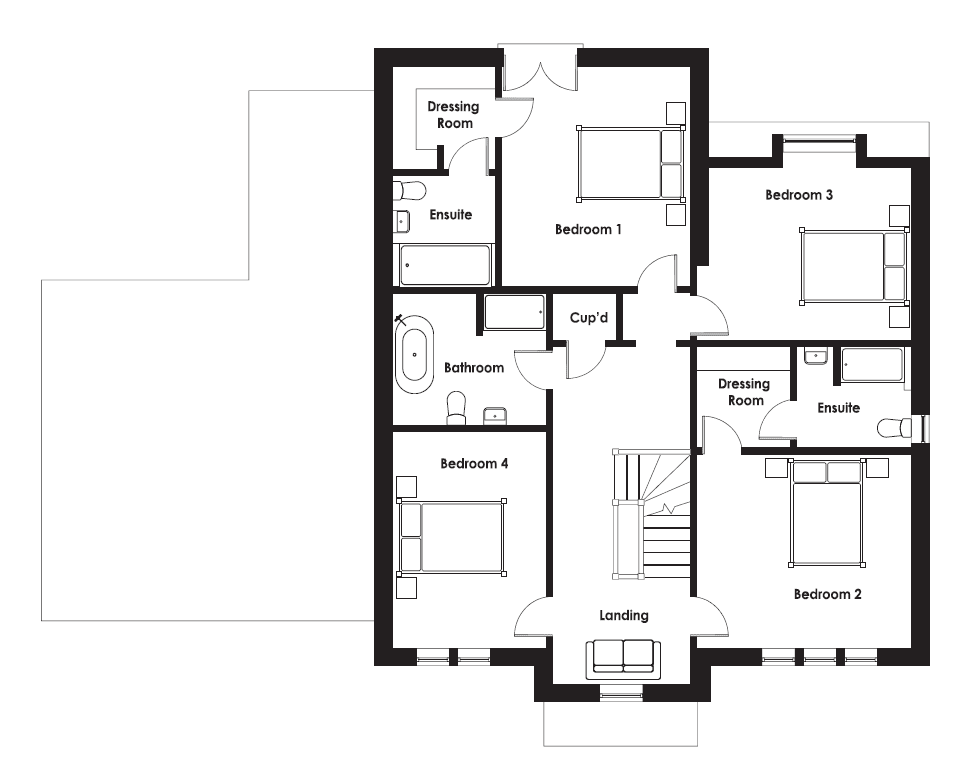 Plot 7 and Plot 8 First Floor