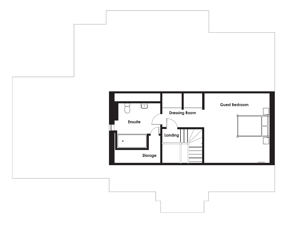 Plot 7 and Plot 8 Second Floor