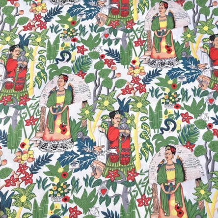 Gabardina estampada