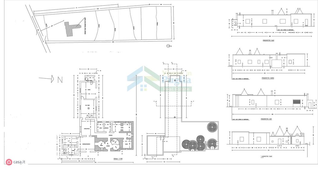 Site plan and floor plan