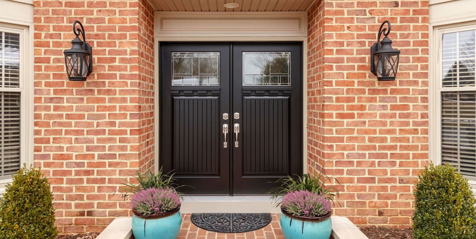 new black front door