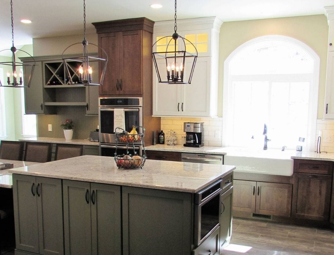 Large open kitchen remodel design