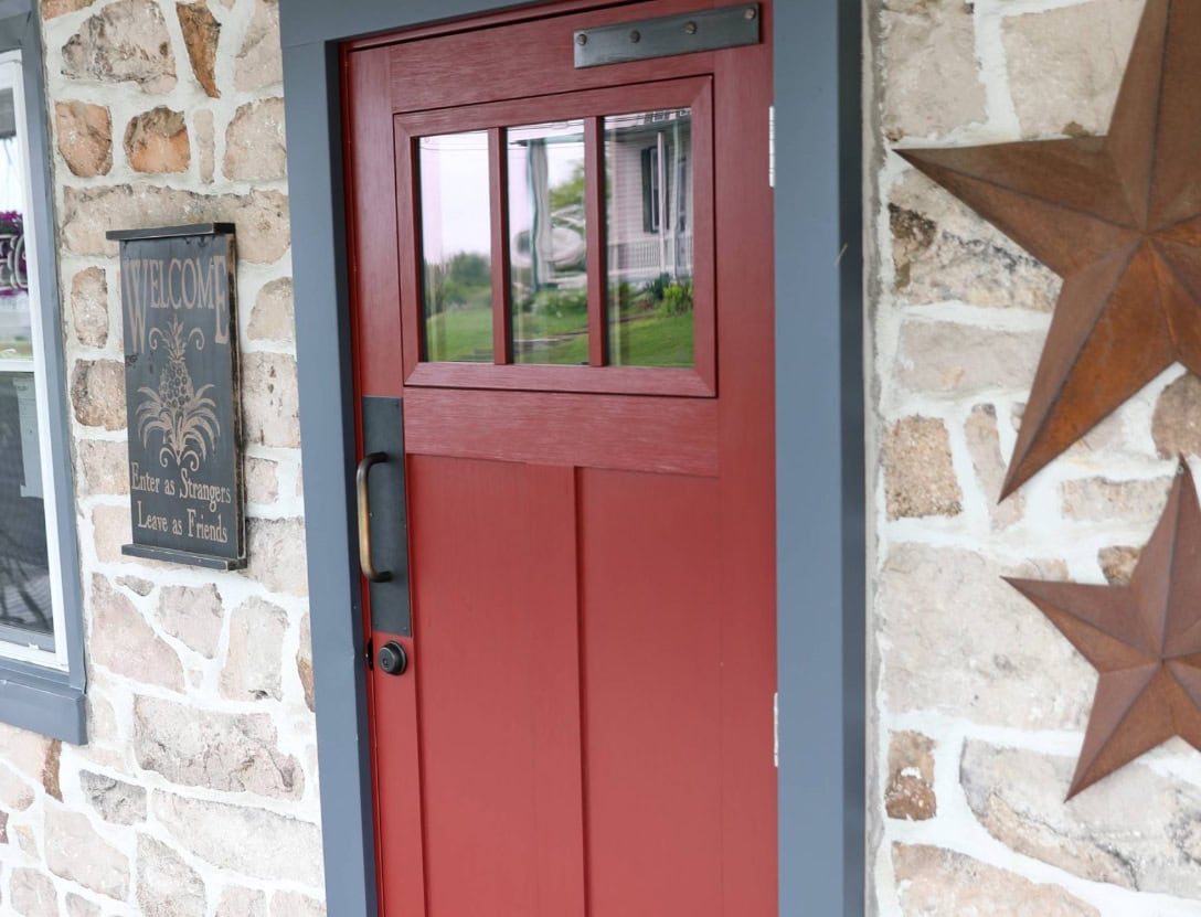 unique front door remodel