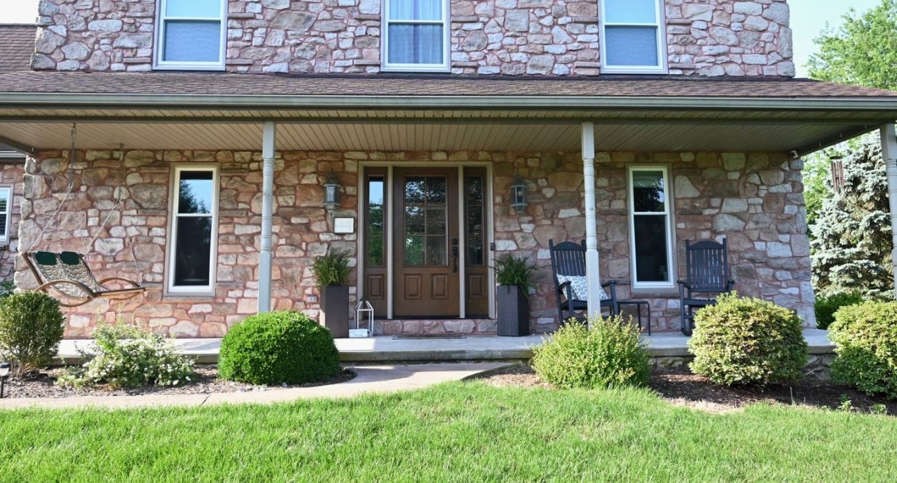 front door of house