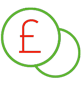 coins icon to represent finance