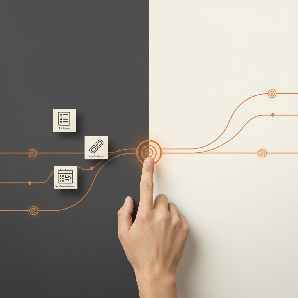 NexAI – Übergaben mit Pflichtfeldern, DoA und Next-Termin-Pflicht