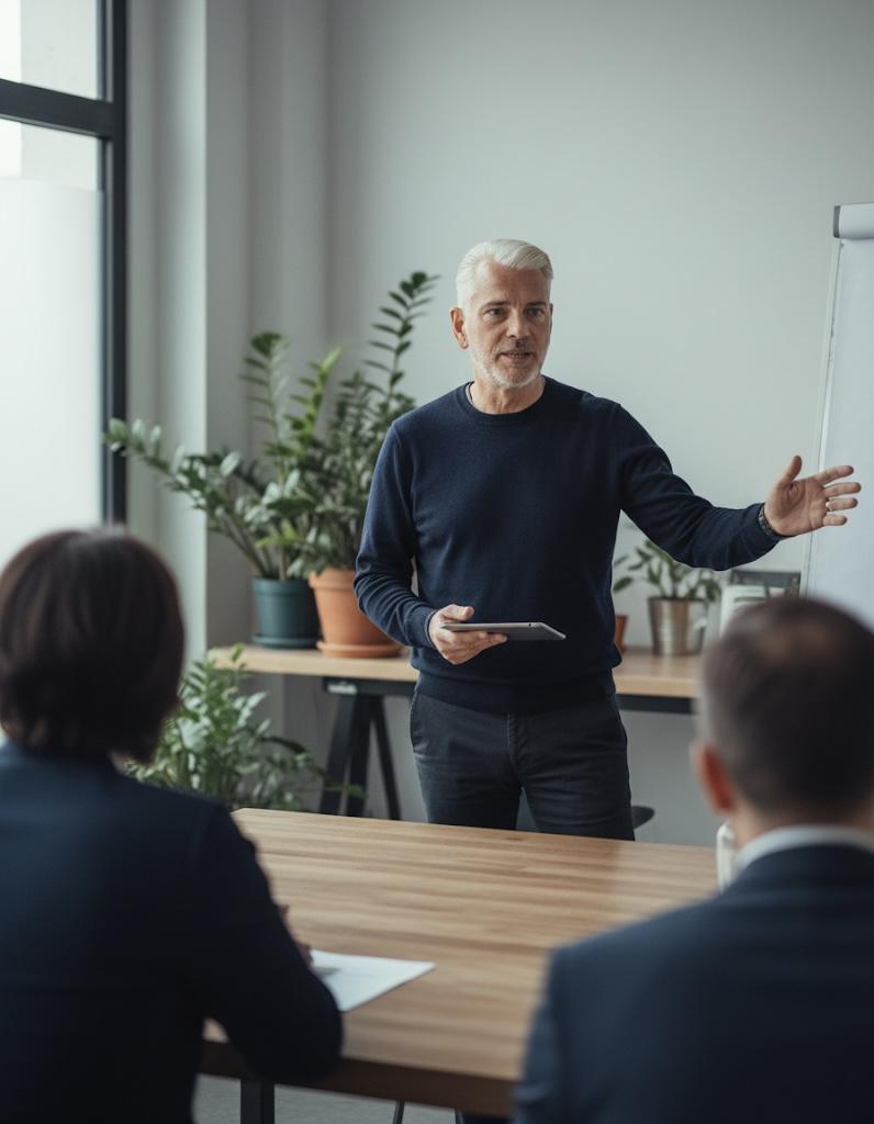 Sponsor → DVI → Governance → Change Enablement – ADIAMO Decision Lifecycle