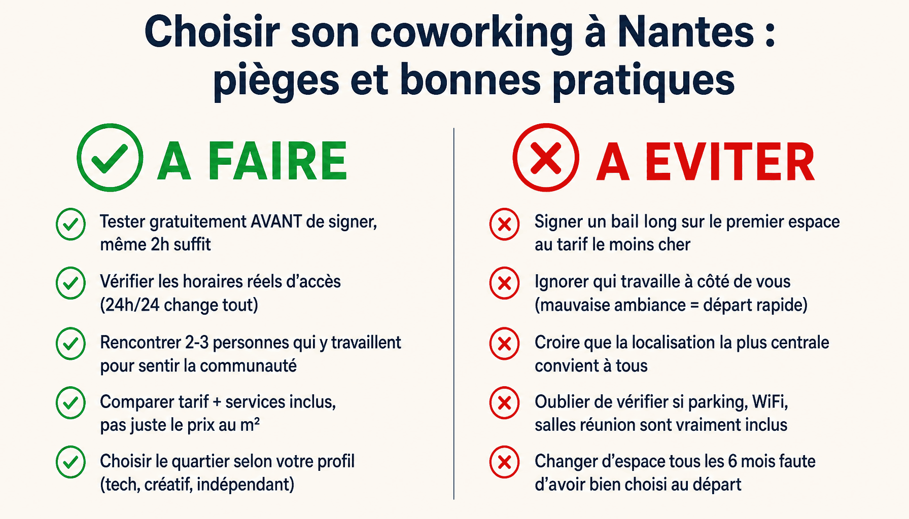 Guide des erreurs à éviter pour choisir les meilleurs espaces de coworking à Nantes sans se tromper