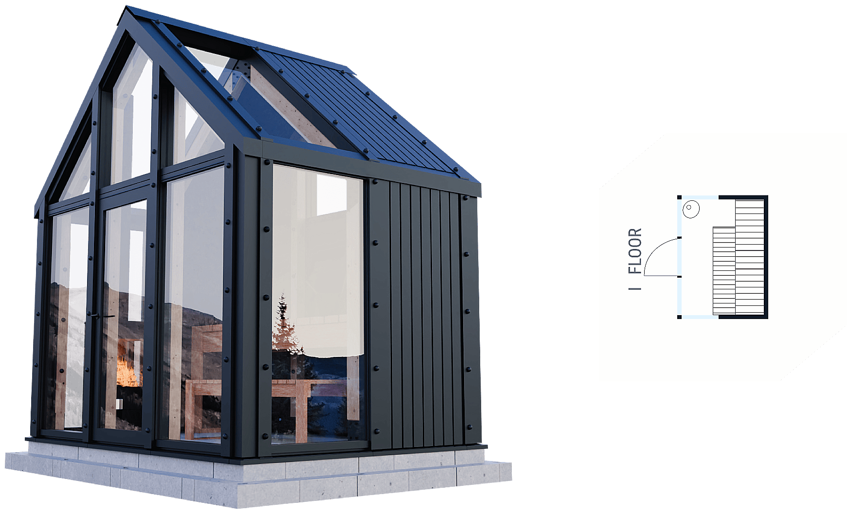 CH 2x3 Sauna