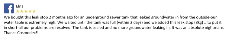 Leak-Stop facebook review
