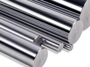 Induction hardened chromed rod