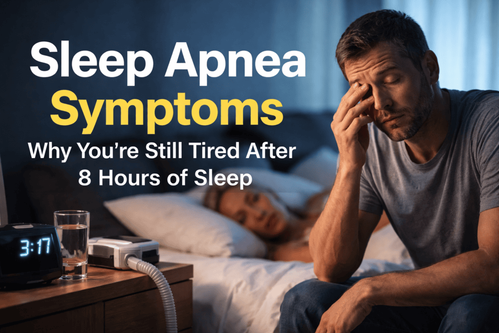 Sleep Apnea Symptoms: Why You’re Still Tired After 8 Hours of Sleep
