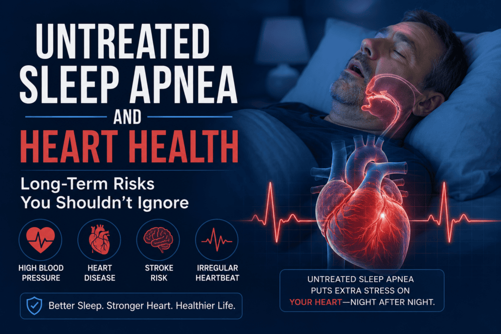 Untreated Sleep Apnea and Heart Health: Long-Term Risks You Shouldn’t Ignore