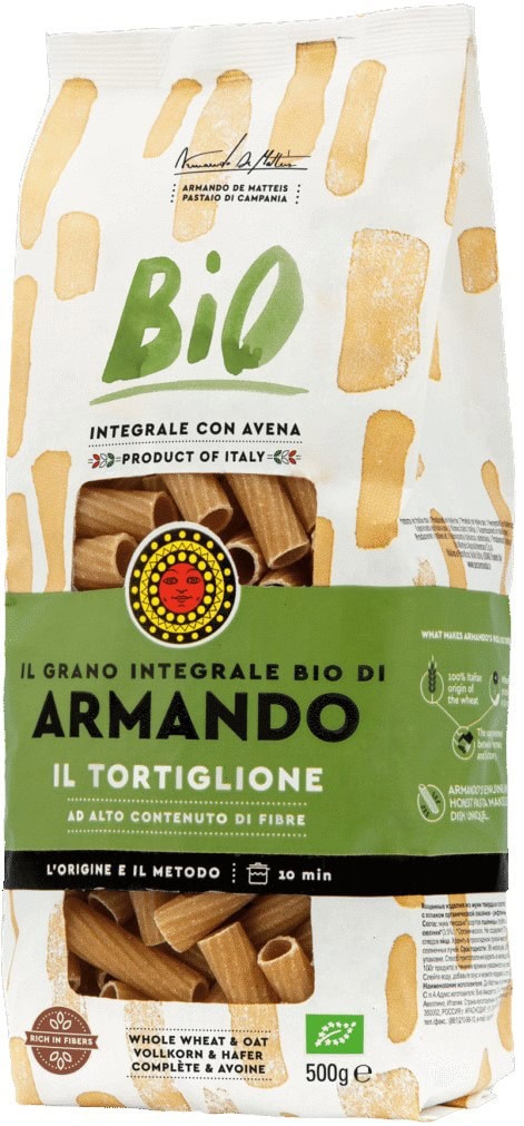 il-grano-integrale-bio-di-armando-biologische-volkoren-tortiglione