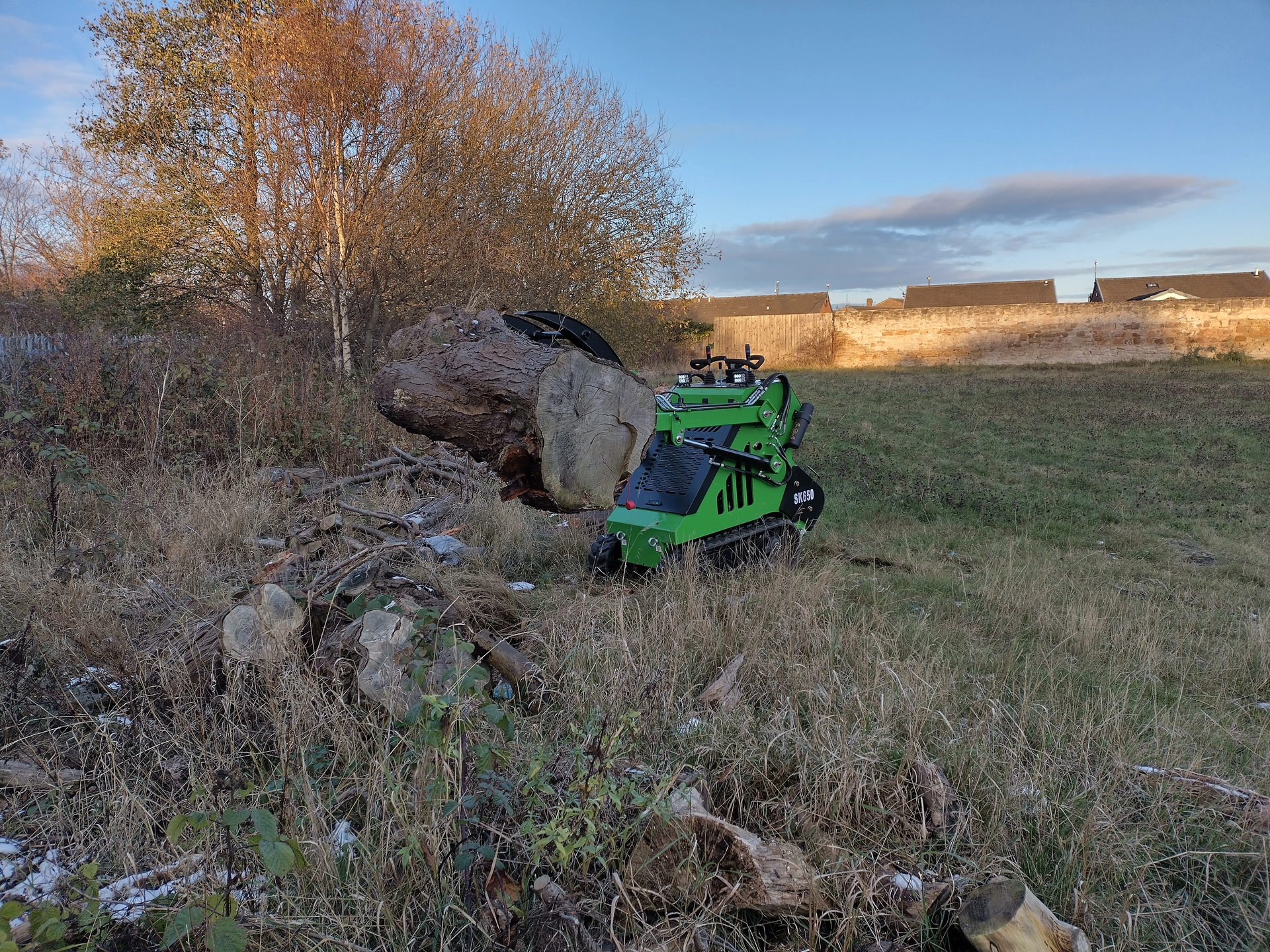Site clearance in Sunderland