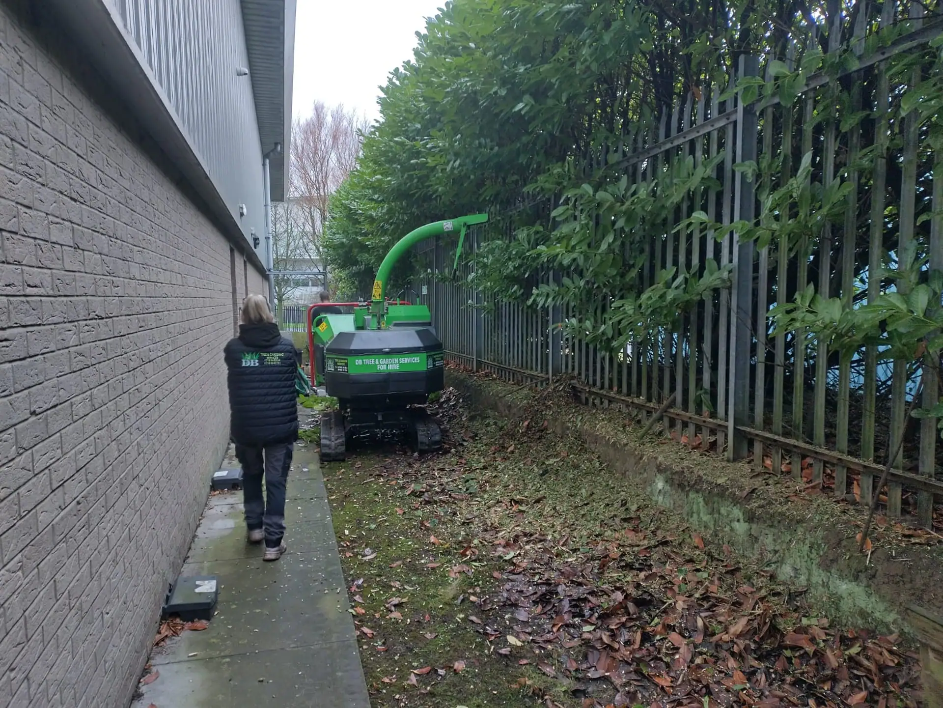 Industrial site winter maintenance and debris clearance