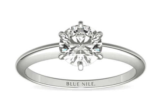 Classic Six-Prong Solitaire from Blue Nile