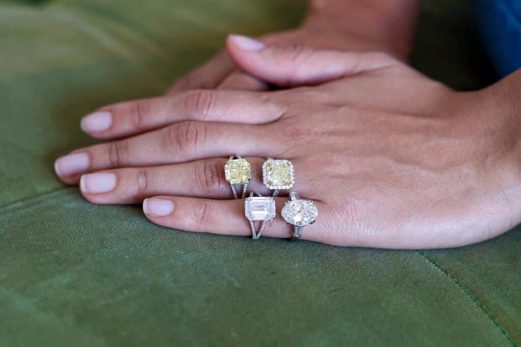 Beautiful custom made high-end rings from Abe Mor