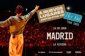 Hey Kid llevará su gira “A nuevos lugares juntos otra vez” a La Riviera de Madrid con dos fechas sold out
