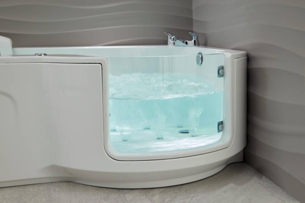 Baignoire à porte avec siège élévateur Louisiana
