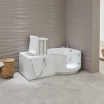 Baignoire à porte avec siège élévateur Louisiana