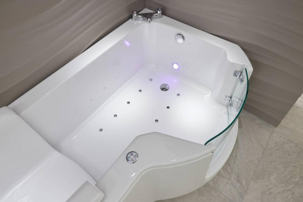 Baignoire à porte avec siège élévateur Louisiana