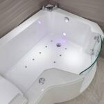 Baignoire à porte avec siège élévateur Louisiana