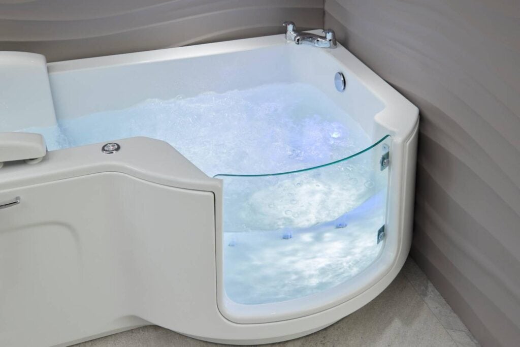 Baignoire à porte avec siège élévateur Louisiana
