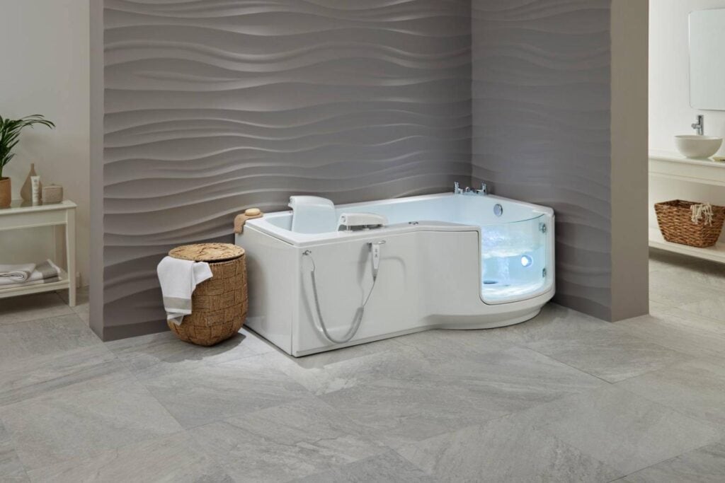 Baignoire à porte avec siège élévateur Louisiana