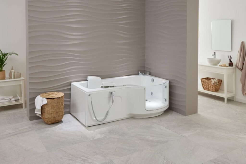 Baignoire à porte avec siège élévateur Louisiana
