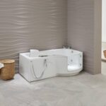 Baignoire à porte avec siège élévateur Louisiana