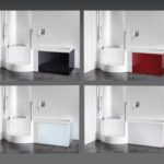 Baignoire à porte combiné douche