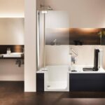 Baignoire à porte combiné douche siège élévateur
