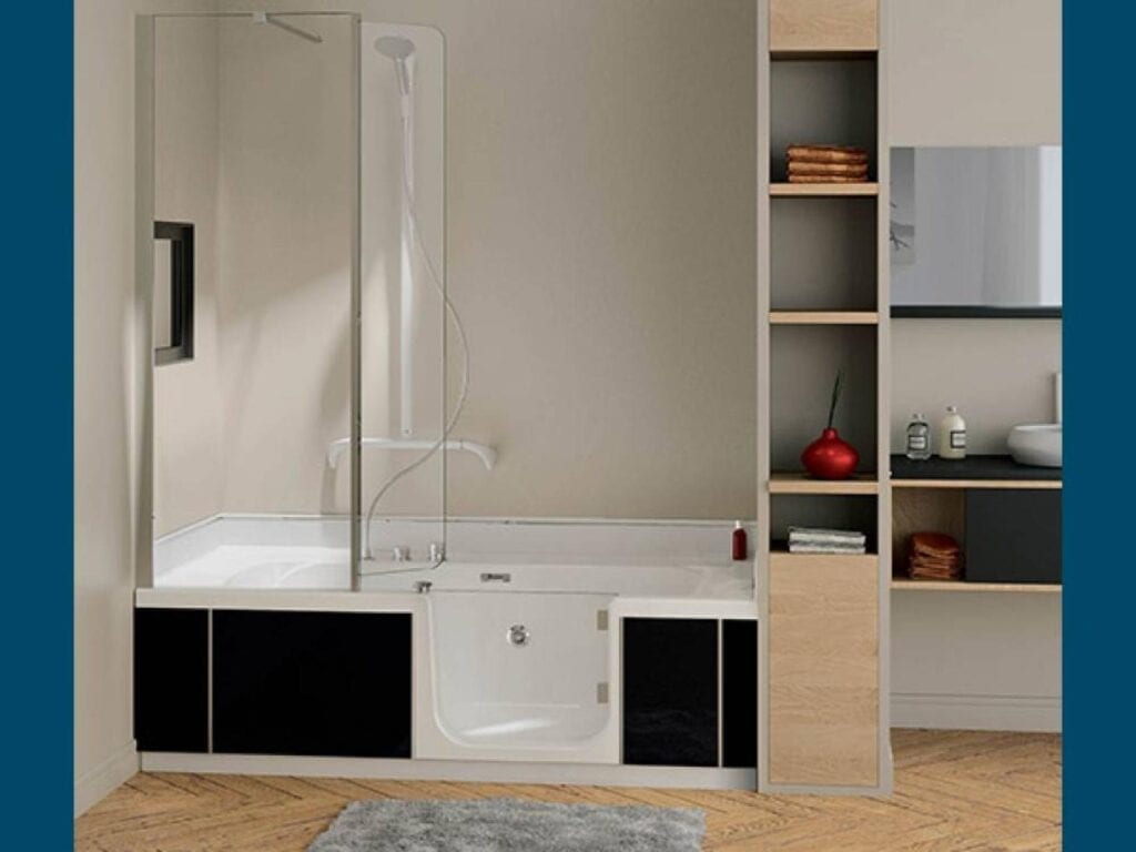 baignoire à porte linedo kineduo sénior