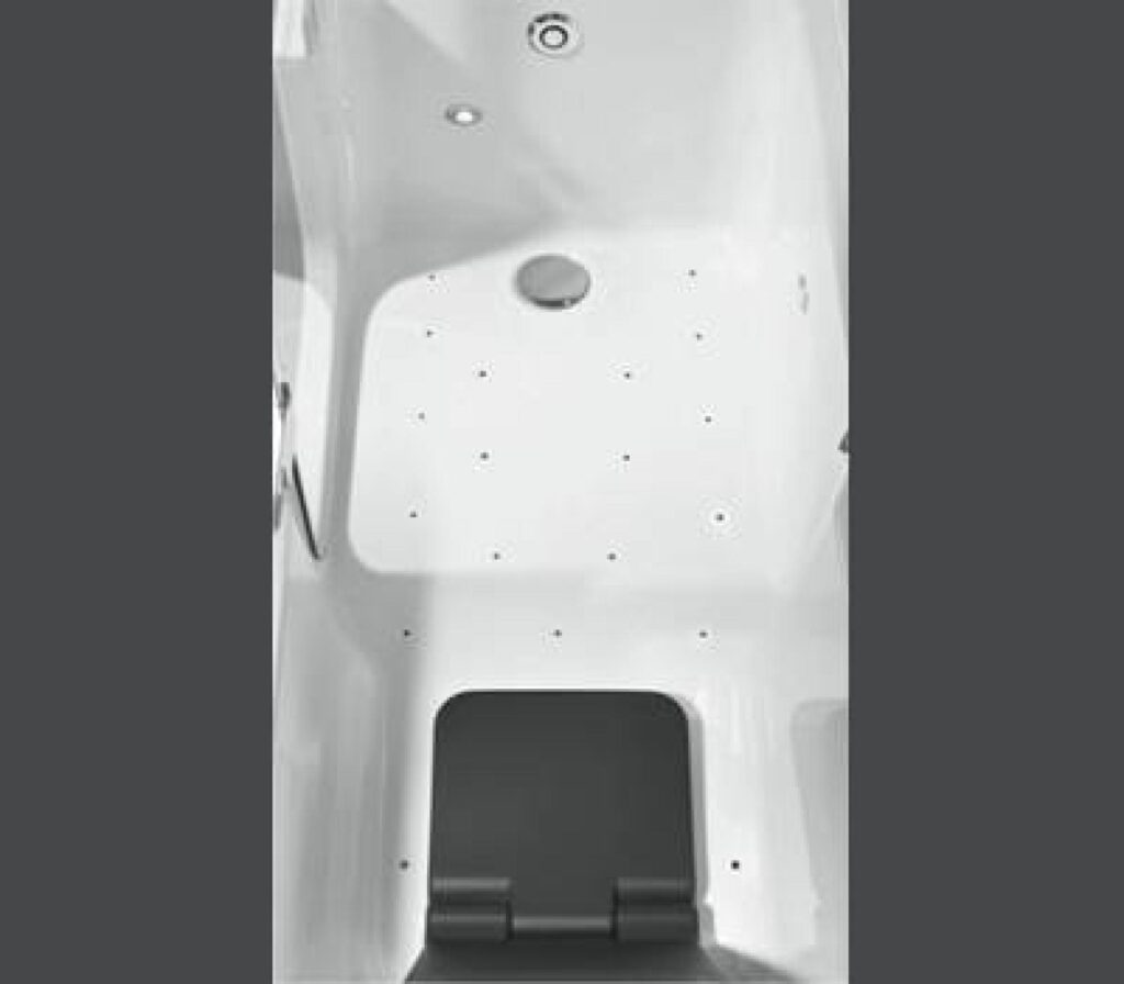 balnéothérapie baignoire à porte sénior