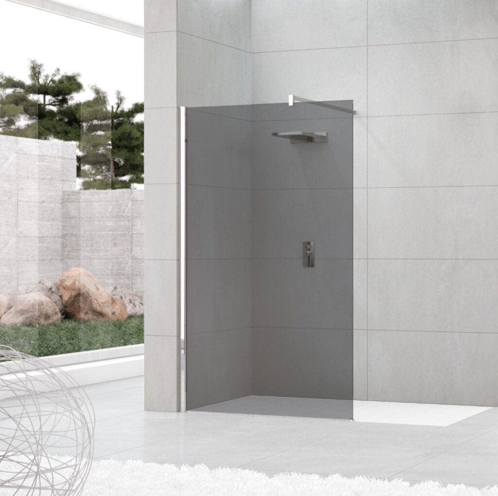 paroi vitrée douche sécurisée