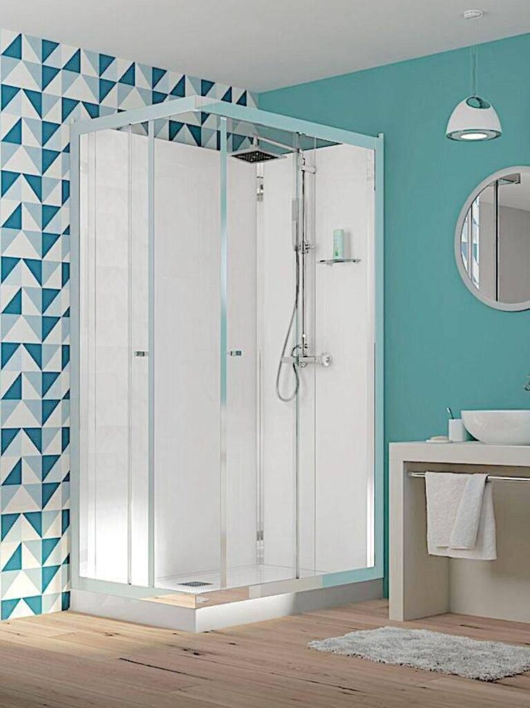 Remplacement baignoire par douche sénior sécurisée