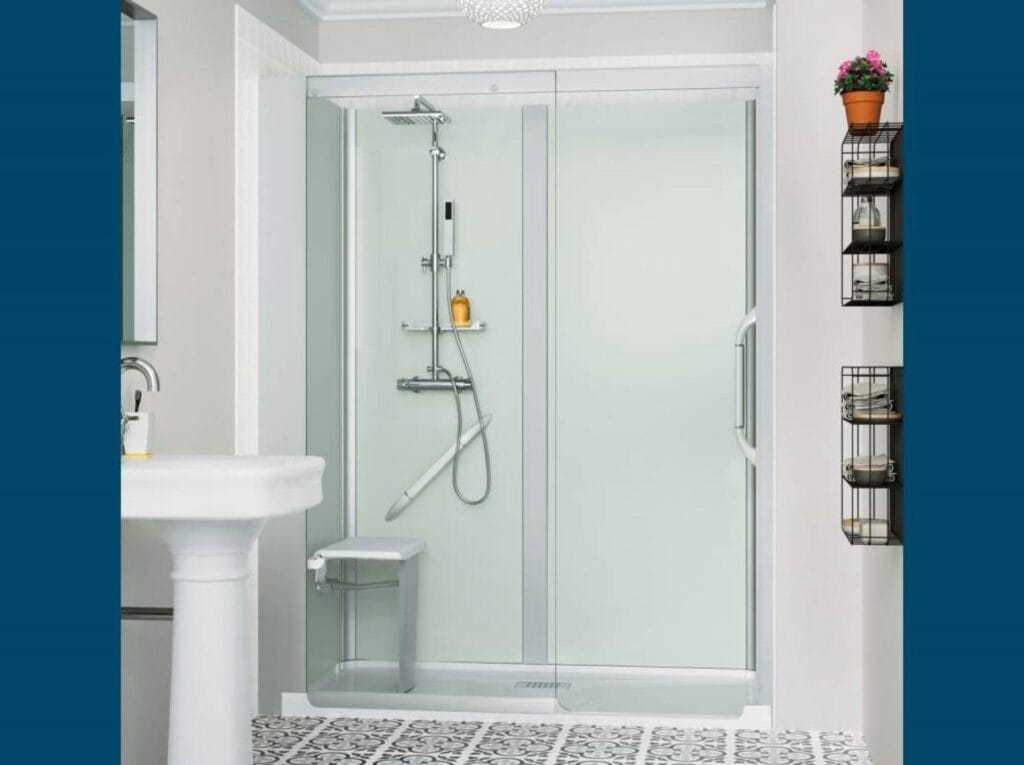 Remplacement baignoire par douche senior sécurisée L'Isle Sur La Sorgue Vaucluse (84)