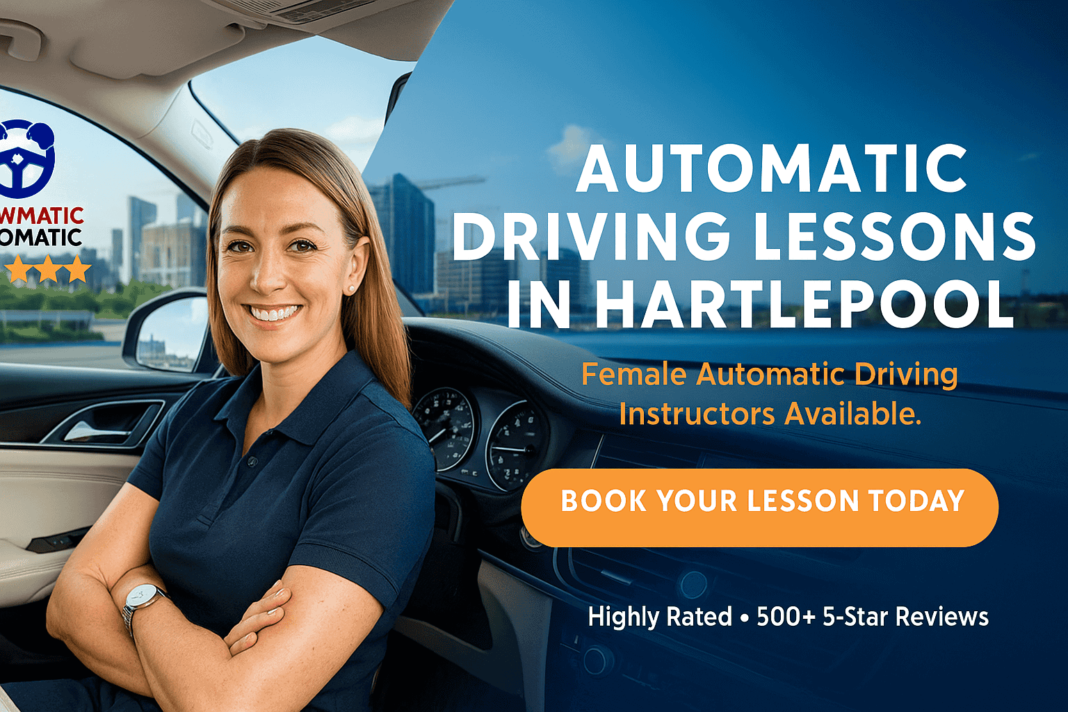 Automatic Driving Lessons in Hartlepool