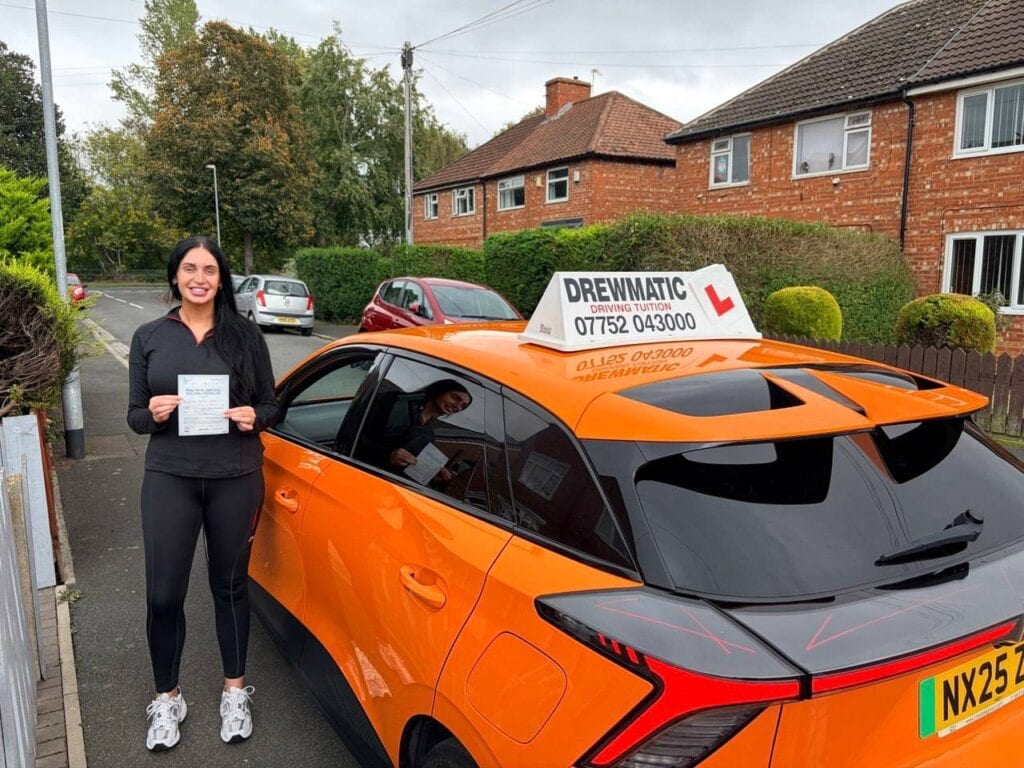 Savannah Passes Her Test Today in Darlington