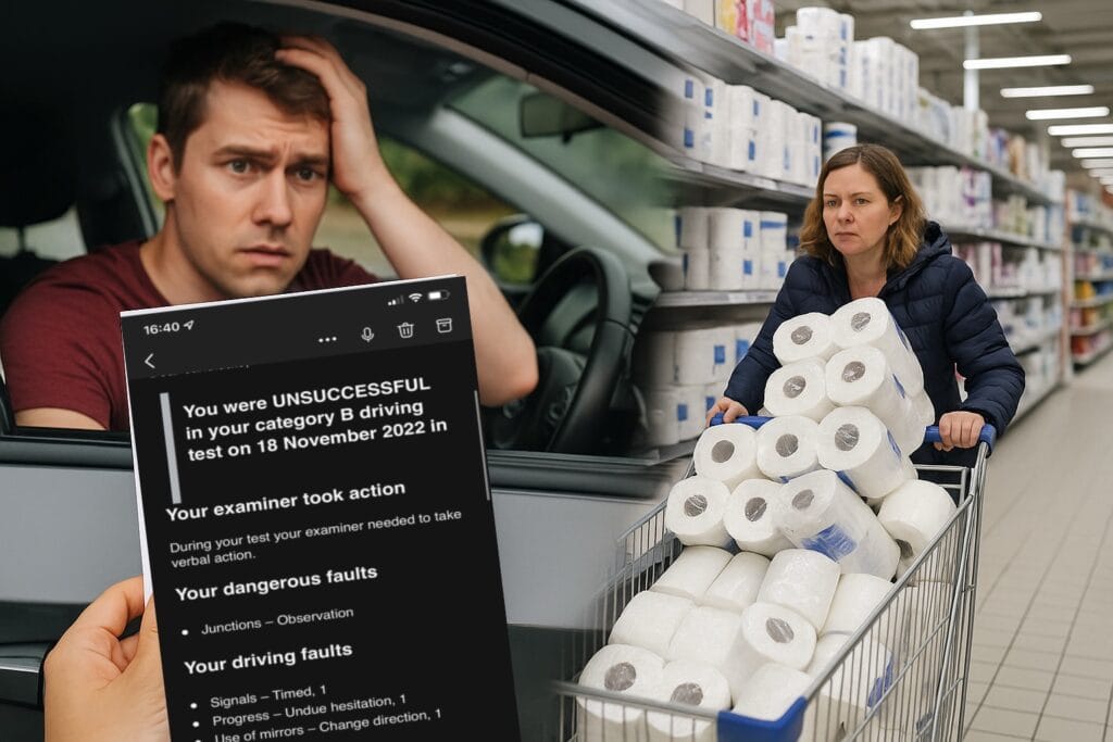 If You Panic-Book a Driving Test, Don’t Expect To Use Our Car